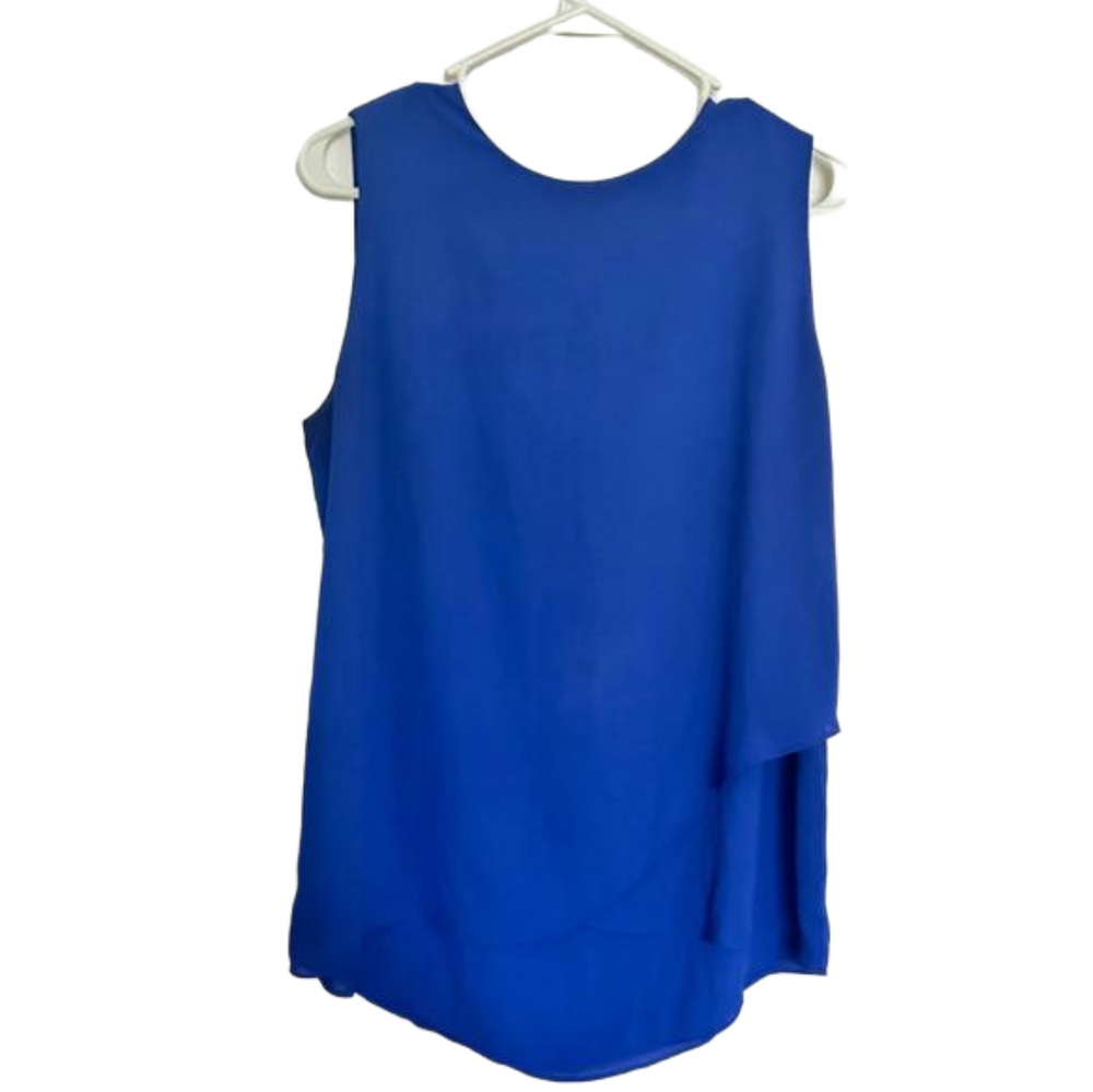 Women's Chico's Blue Blouse Top Size M or 8